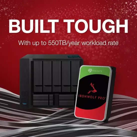 Seagate IronWolf Pro 16TB NAS Internal Hard Drive 3.5 Inch
